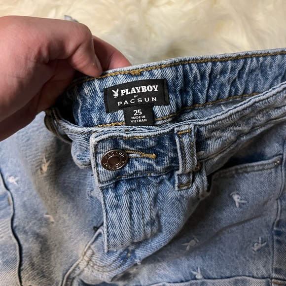 Playboy/Pacsun Denim Shorts - Picture 2 of 3